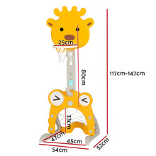 Kids Basketball Hoop Stand Adjustable 5-in-1 Sports Centre yellow