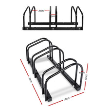 Portable 3 x  Parking Rack Bicycle Instant Storage Stand - Black - Cheap Choices