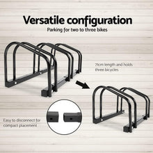 Portable 3 x  Parking Rack Bicycle Instant Storage Stand - Black - Cheap Choices