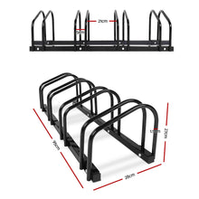 Portable Bike 4 Parking Rack Bicycle Instant Storage Stand - Black - Cheap Choices