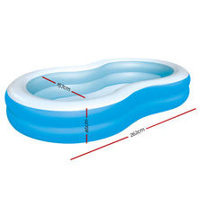 Bestway Inflatable Kids Pool  2.62m x 1.57m x 46cm