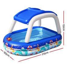 Bestway Kids Play Iflatable Swimming Pool Canopy Sunshade