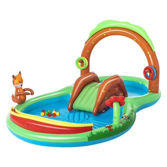 Bestway Swimming Inflatable Kids Friendly Woods Play Pools