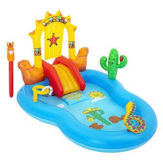 Bestway Above Ground Inflatable Kids Wild West Pools Toy Game