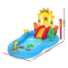 Bestway Above Ground Inflatable Kids Wild West Pools Toy Game