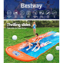 Bestway Water Slip And Slide Kids Inflatable Toy Outdoor Triple 4.88M