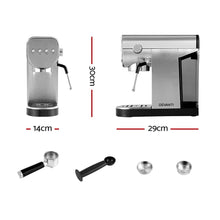 Devanti Coffee Machine Espresso Maker 20 Bar Milk Frother