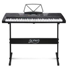 61 Key Lighted Electronic Piano Keyboard LCD Electric w/ Holder Music Stand