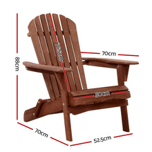 Outdoor Furniture Beach Chair Wooden - Brown - Cheap Choices