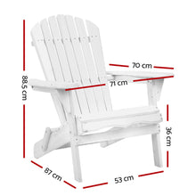 Outdoor Beach Chair Lounge Wooden Patio Garden