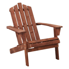 Outdoor Beach Chairs Wooden Adirondack Patio Brown Chair