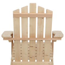 Outdoor Beach Chairs Wooden Adirondack Light Wood Tone