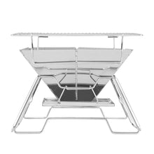 Grillz Camping Fire Pit BBQ 2-in-1 Grill Smoker Portable - Cheap Choices