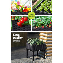 PP Raised Planter Flower Vegetable Outdoor 40x40x23cm