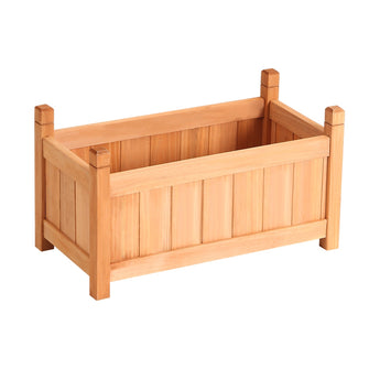 Raised Wooden Planter Box Vegetables 60x30x33cm