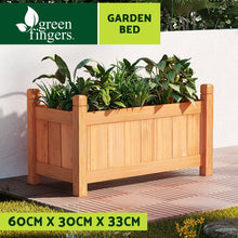 Raised Wooden Planter Box Vegetables 60x30x33cm