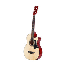 ADULTS 38" Inch Wooden Acoustic Guitar Natural Wood - Cheap Choices