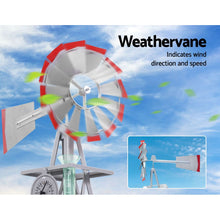 Garden Windmill 4FT 146cm Metal Ornaments Outdoor