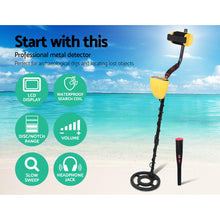 Metal Detector Pinpointer Deep Sensitive Searching 180MM Yellow