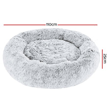 Dog Bed Pet Bed Cat Extra Large 110cm Charcoal