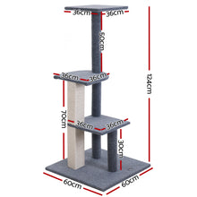 Cat Tree 124cm Scratcher Tower Condo House