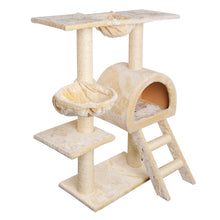 Cat Tree Trees Scratching Post Scratcher Condo Beige 100cm