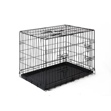 Dog Cage 36inch Pet Cage - Black