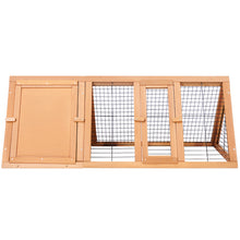 Rabbit Hutch Wooden Chicken Coop Pet Hutch 119cm x 51cm x 44cm