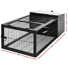 i.Pet Rabbit Cage Hutch Cages Indoor Outdoor 122CM Length - Cheap Choices