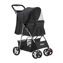 i.Pet 4 Wheel Pet Stroller - Black - Cheap Choices