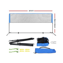 Portable Sports Net Stand 4m 4ft Blue