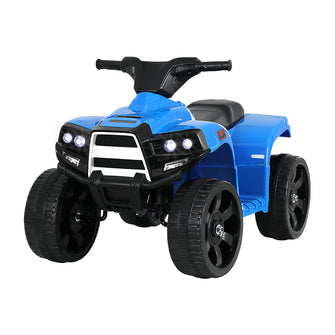 Ride On ATV Quad Motorbike Car 4 Wheel Electric Toys Battery Blue