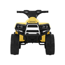 Ride On ATV Quad Motorbike Car 4 Wheel Electric Toys Battery Yellow