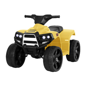 Ride On ATV Quad Motorbike Car 4 Wheel Electric Toys Battery Yellow