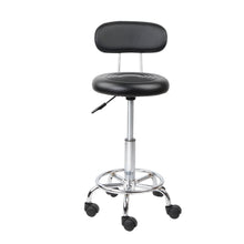 2X Salon Stool Swivel Backrest Chair  Hydraulic Height