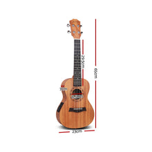 26" Inch Tenor UKULELE  Electric Mahogany Hawaii with EQ - Cheap Choices