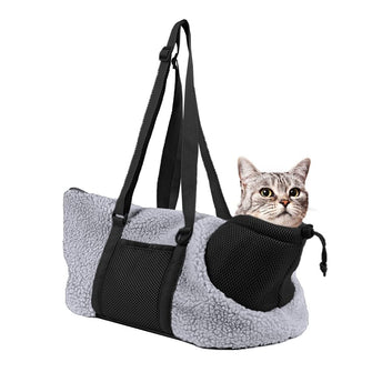 Comfy Pet Shoulder Bag w/ Adjustable strap Up to 3kg /6.6 lbs - Grey