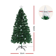 Christmas Tree 1.5M LED Xmas trees with Lights Multi Colour