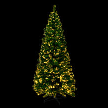 Christmas Tree 1.8M LED Xmas trees Optic Fibre Warm White