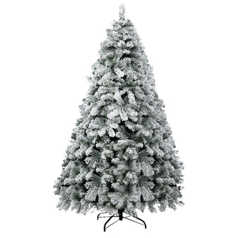 Christmas Tree 1.8M Xmas Trees Decorations Snowy 520 Tips