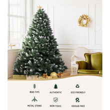 Christmas Tree 1.8M Xmas Trees Decorations Snowy Green 800 Tips