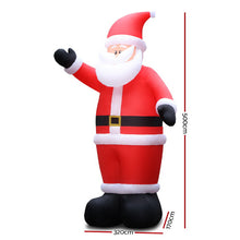 5M Christmas Inflatable Santa Decorations Outdoor Air-Power Light