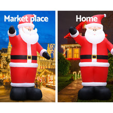 5M Christmas Inflatable Santa Decorations Outdoor Air-Power Light