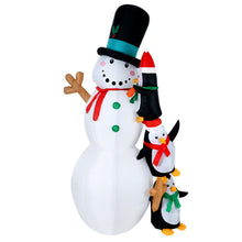 Christmas Inflatable Snowman 2.4M Xmas Lights Outdoor Decorations