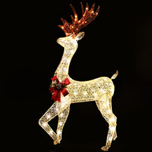 Christmas Lights Motif LED Rope Reindeer Waterproof Outdoor