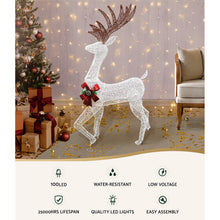 Christmas Lights Motif LED Rope Reindeer Waterproof Outdoor